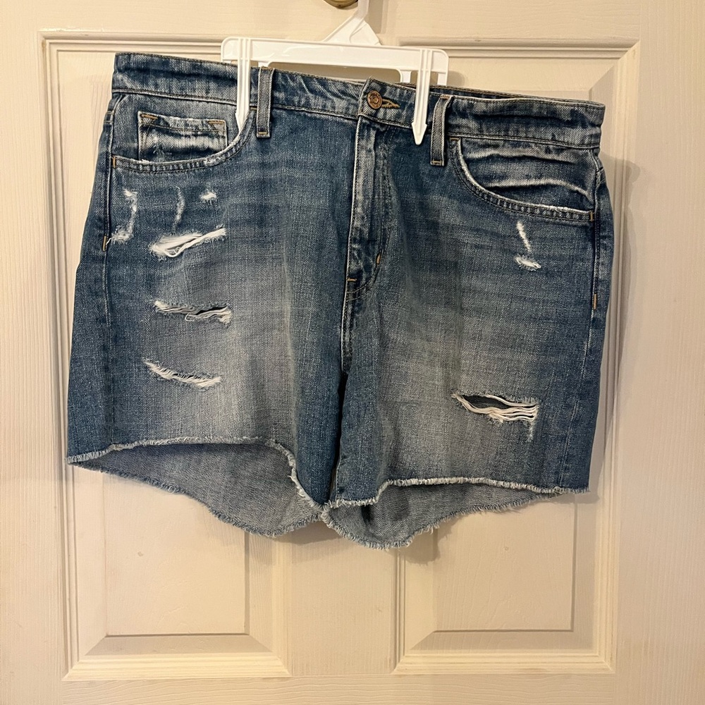 Flying Monkey Blue Distressed Jean Shorts